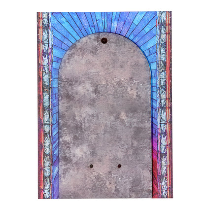 Quadro Gesù Misericordioso in vetro – Immagine sacra da tavolo o da appendere con basetta – 13 × 18 cm