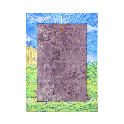 Quadro Madonna di Fatima in Vetro da Tavolo - 13x18 cm