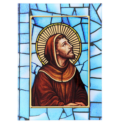 Quadro in vetro 13×18 cm con San Francesco
