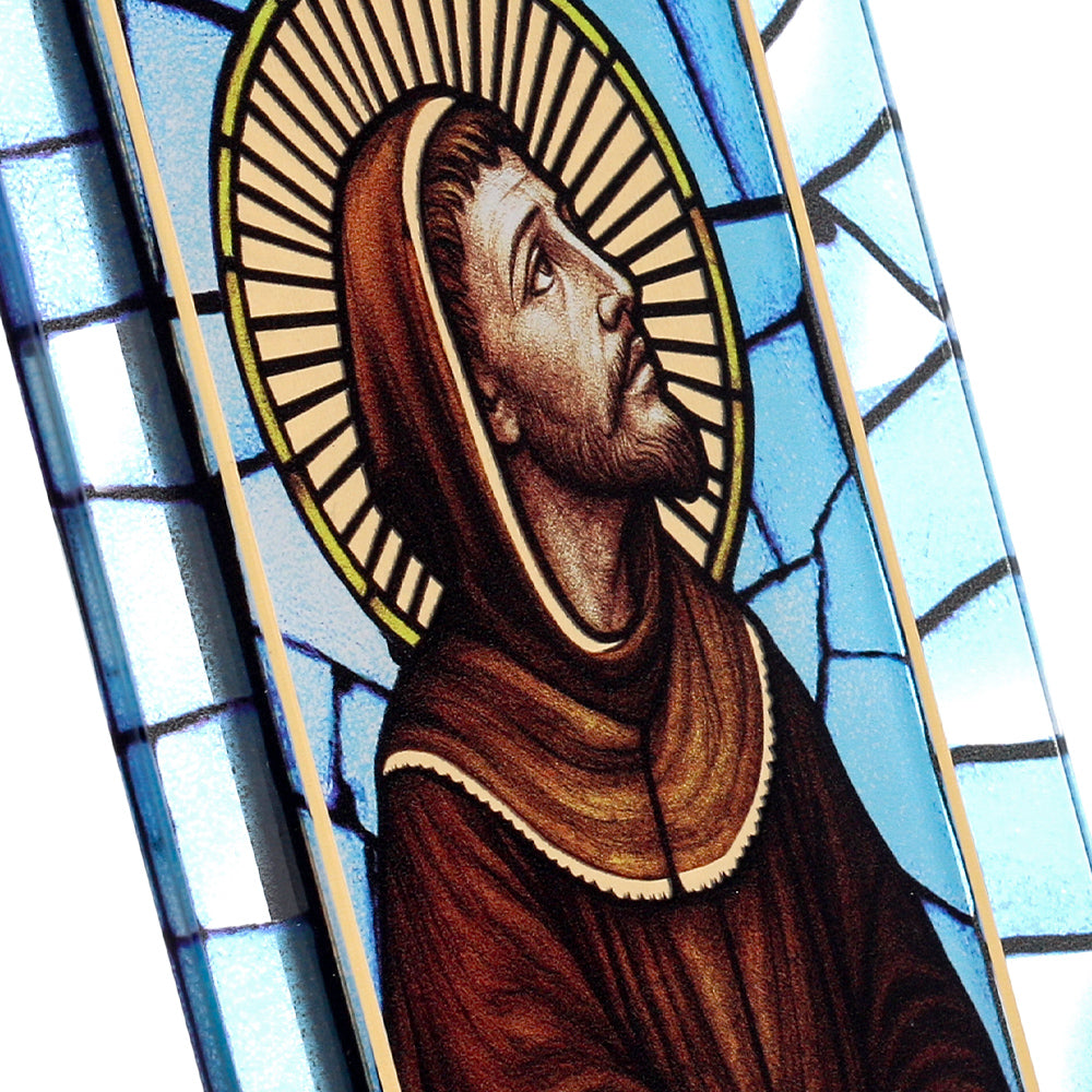 Quadro in vetro 13×18 cm con San Francesco