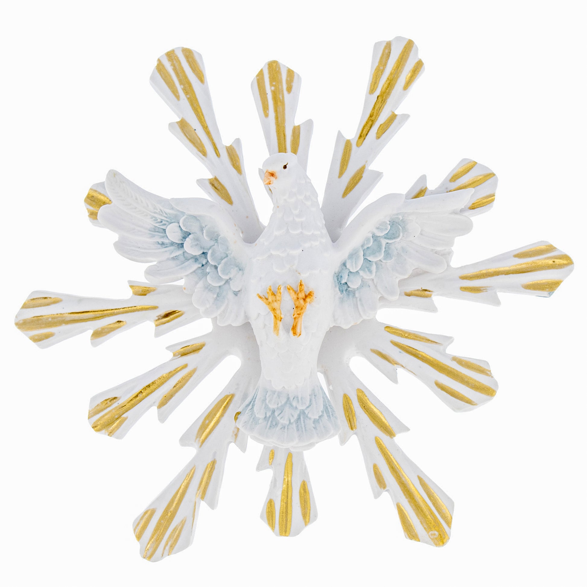 Statua Spirito Santo in resina, da appendere. Altezza 24 cm