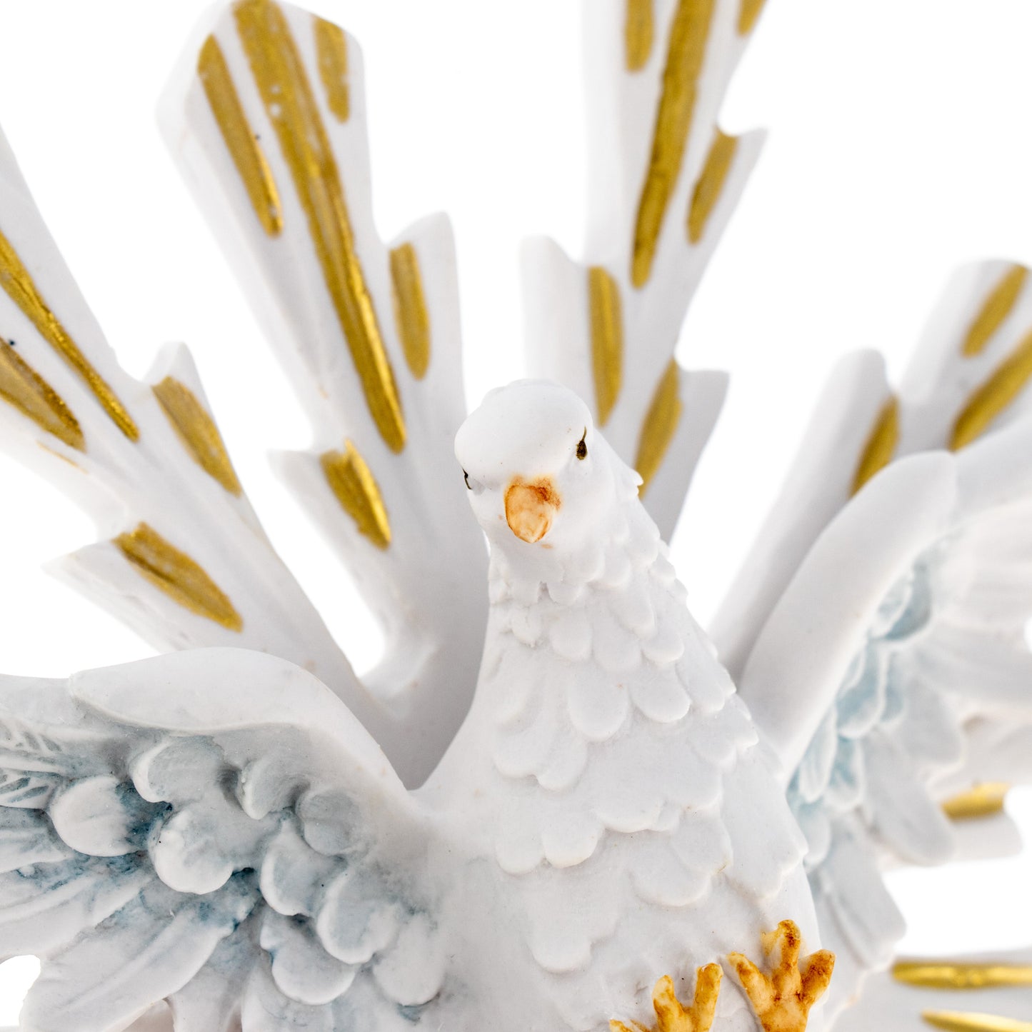 Statua Spirito Santo in resina, da appendere. Altezza 24 cm