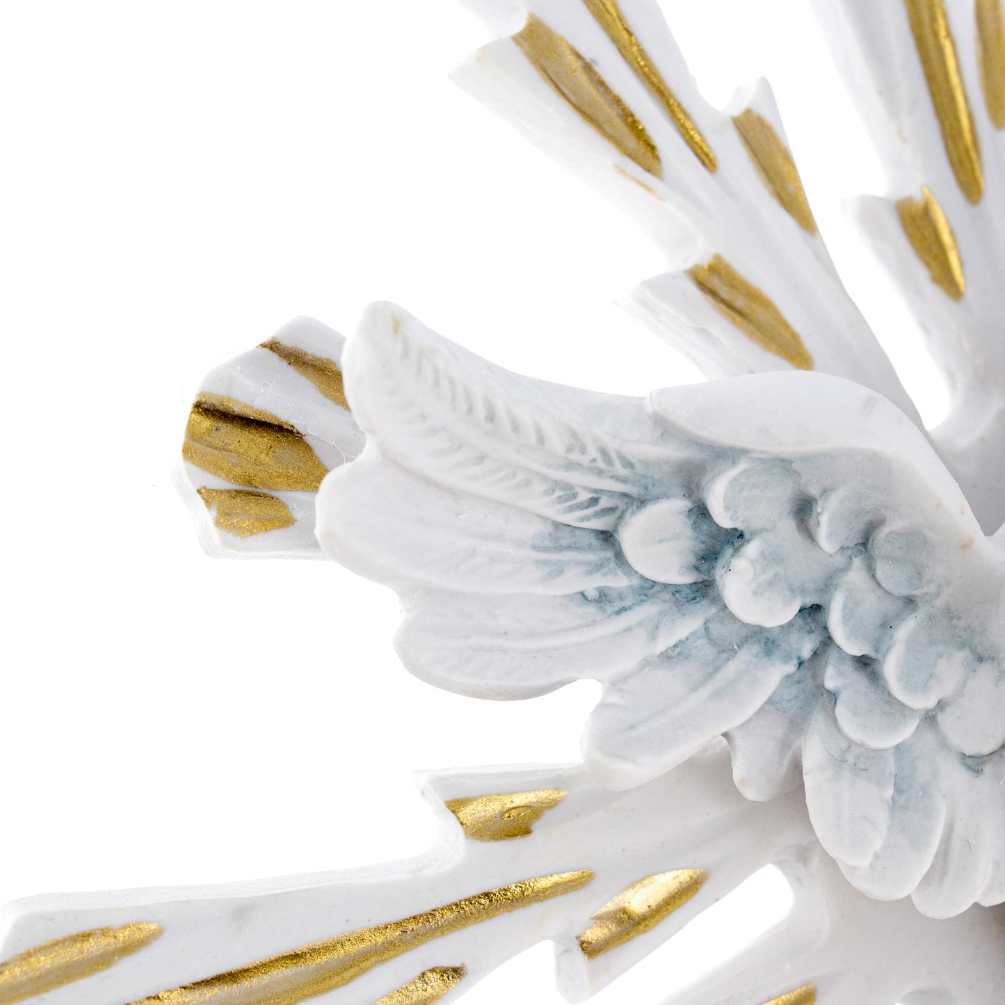 Statua Spirito Santo in resina, da appendere. Altezza 24 cm