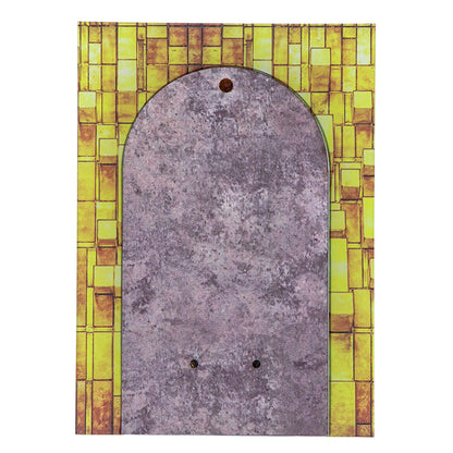 Quadro Madonna di Guadalupe in vetro – Immagine sacra da tavolo o da appendere con basetta – 13 × 18 cm