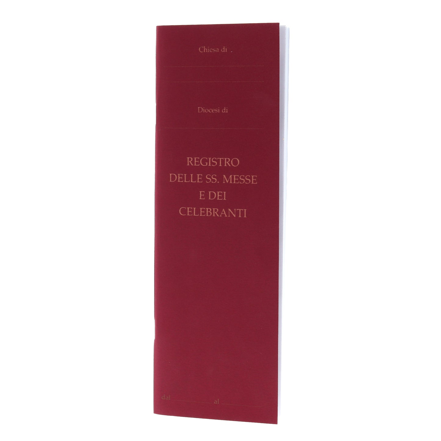 Registro delle Sante Messe e dei celebranti. Edizioni Cantagalli