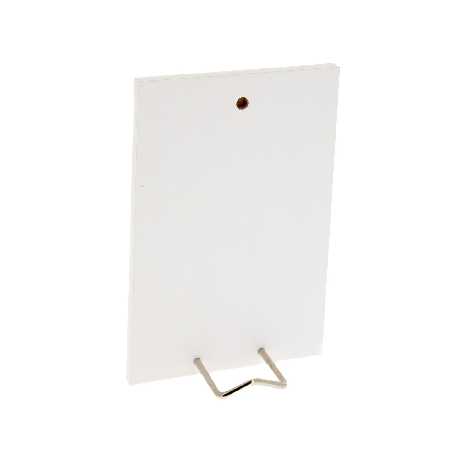 Quadro Madonna del Buon Consiglio in legno e cornice in foglia argento. Dimensioni 9x13,5 cm