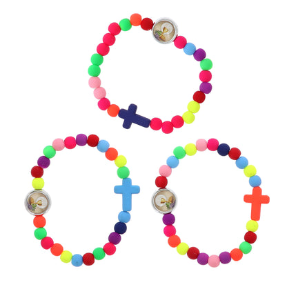 Confezione Libricino Comunione con bracciale multicolor - Ricordo Prima Comunione