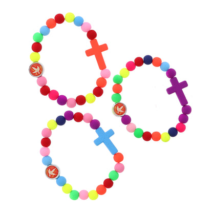 Confezione Libricino Cresima con bracciale multicolor - Ricordo Cresima