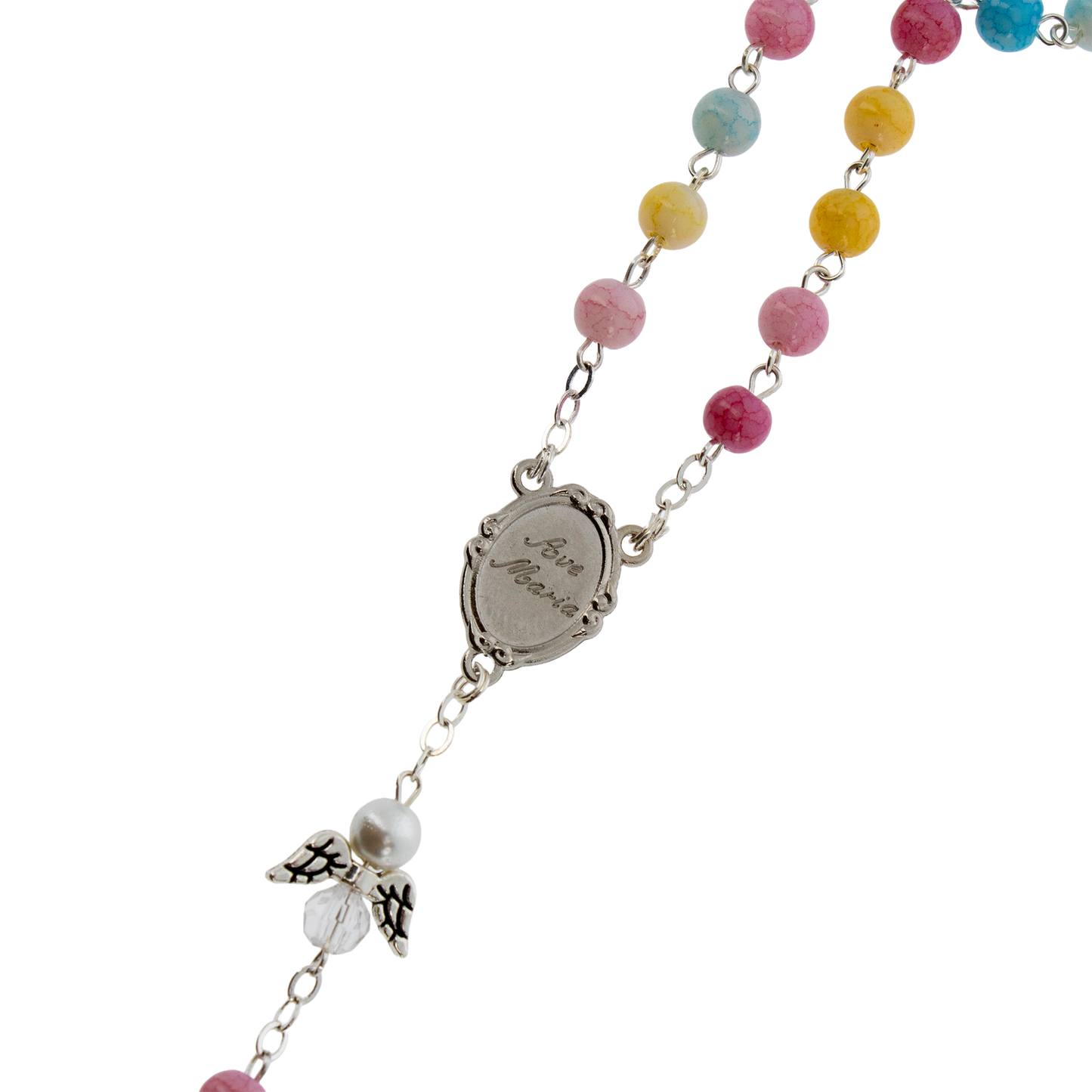 Confezione regalo libro "Rosario per i bambini nati al cielo" e Corona