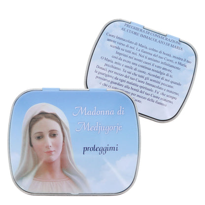 Corona con scatoletta in latta, grano 6 mm