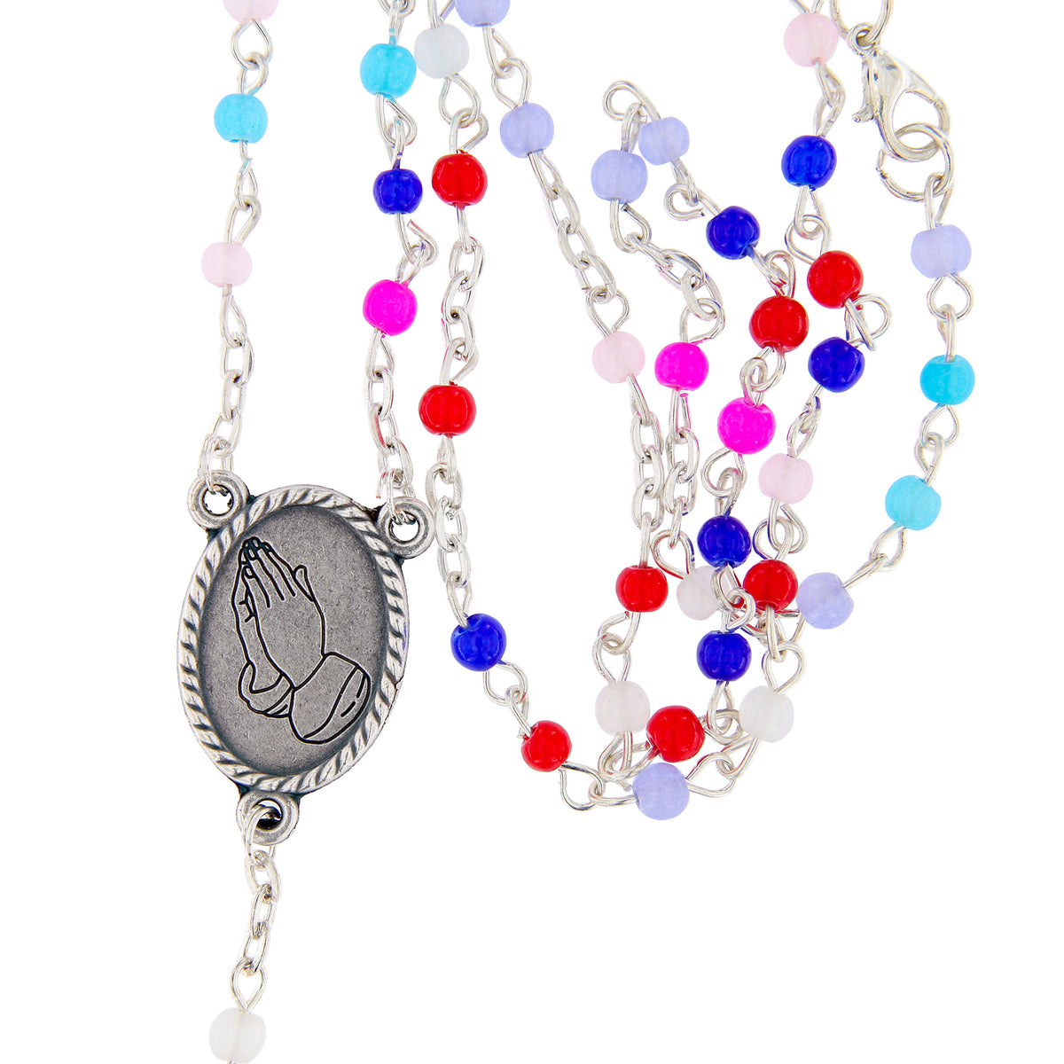 Rosario Corona con Grani Colorati Papa Leone XIV