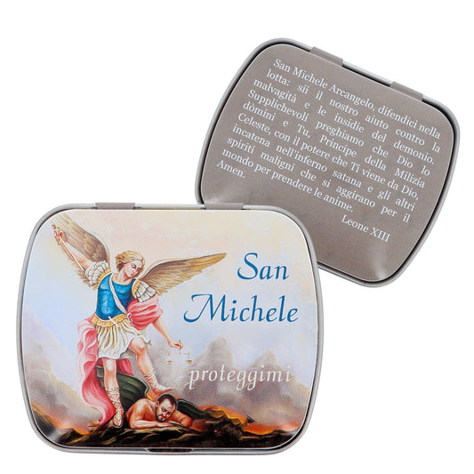 Corona con scatoletta in latta, grano 6 mm