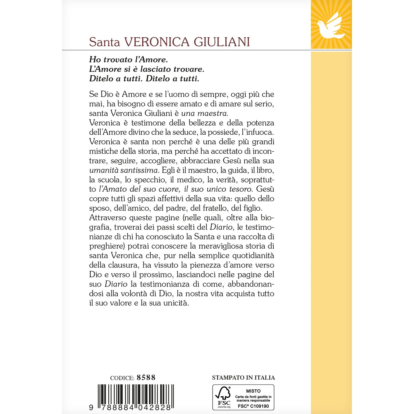 Santa Veronica Giuliani. Vita e brani scelti