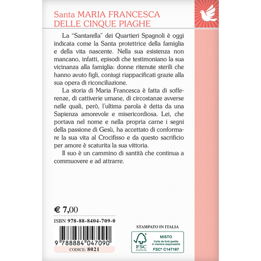 Santa Maria Francesca delle cinque piaghe. Protettrice della famiglia e della vita nascente