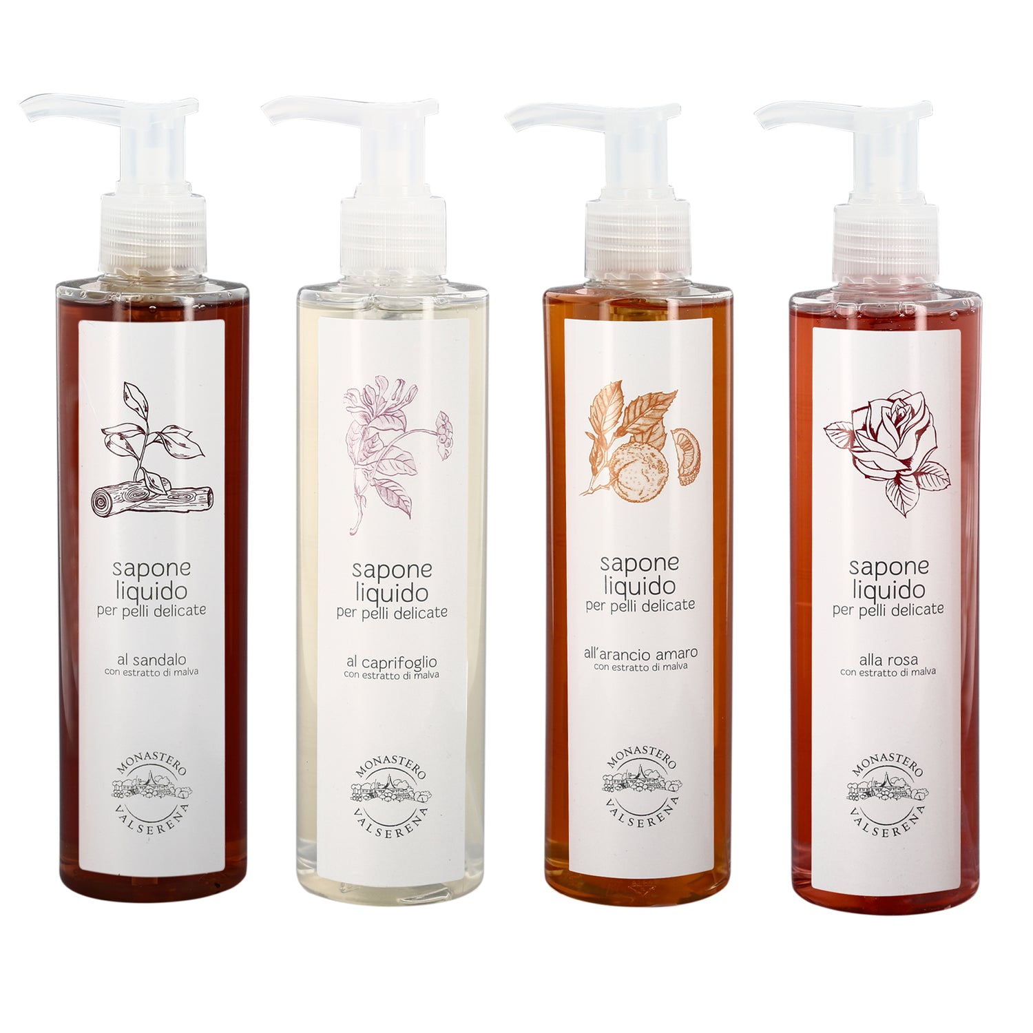Sapone liquido delicato e profumato. Confezione da 250 ml