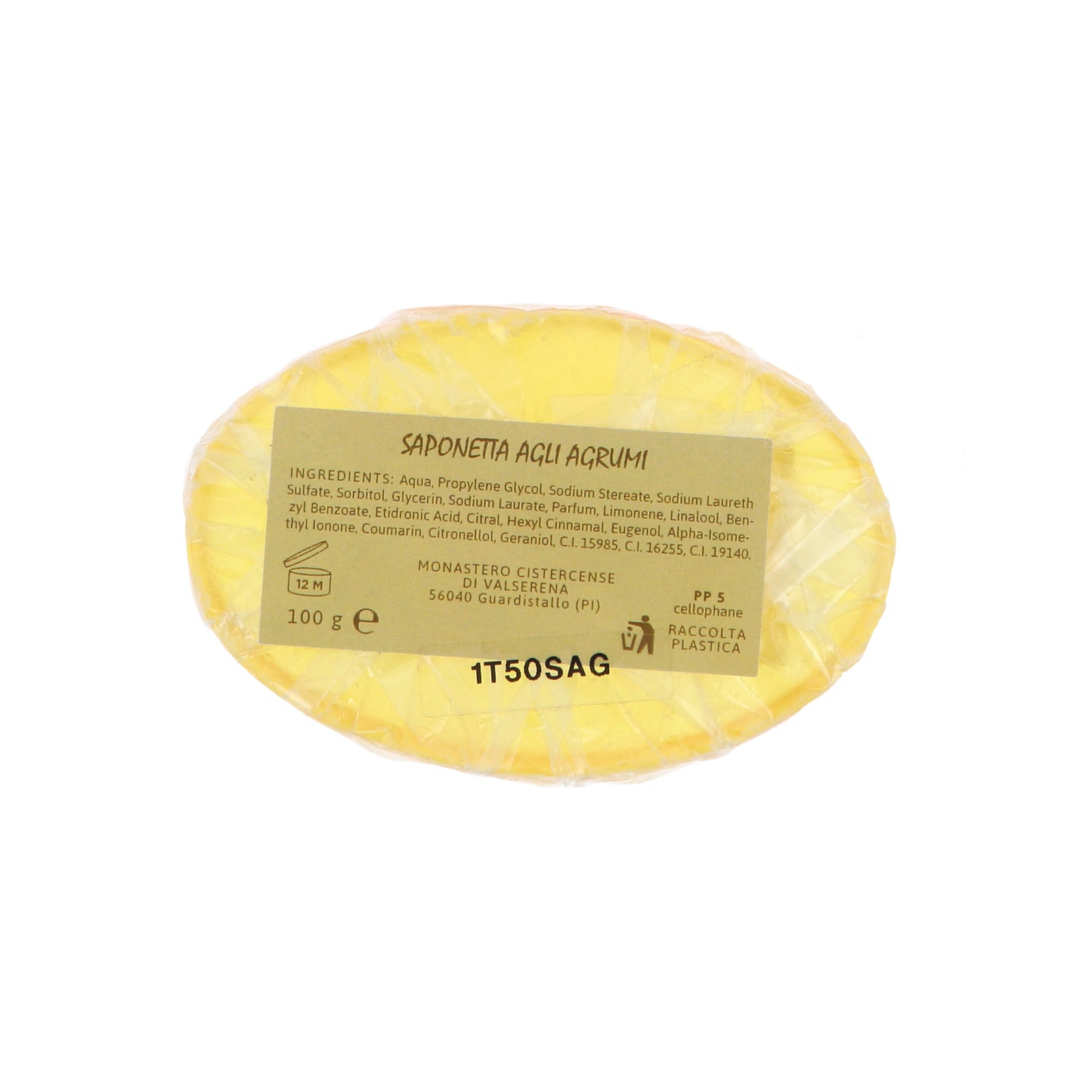 Sapone artigianale alla glicerina. Confezione da 100 gr
