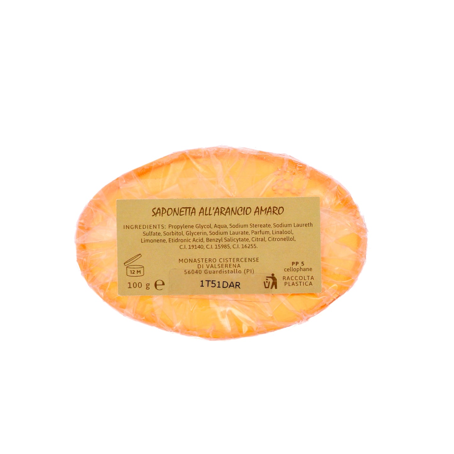 Sapone artigianale alla glicerina. Confezione da 100 gr