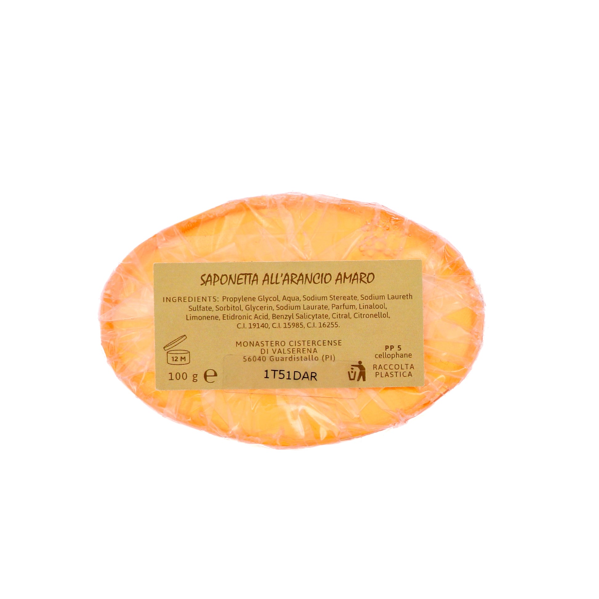 Sapone artigianale alla glicerina. Confezione da 100 gr