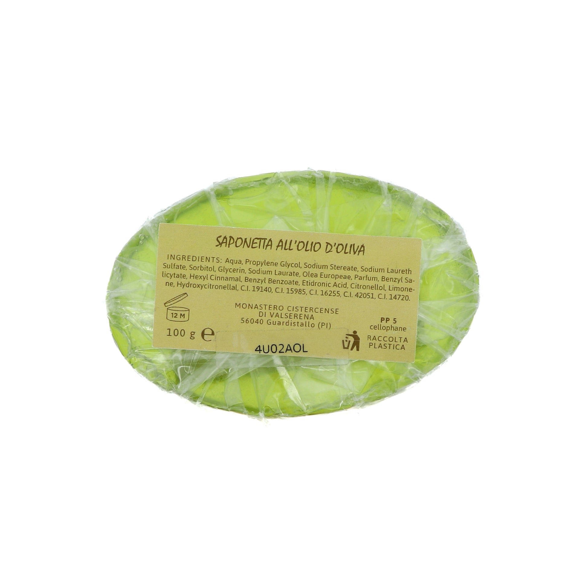 Sapone artigianale alla glicerina. Confezione da 100 gr