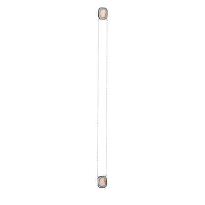Scapolare in argento 925 con zirconi e cammeo

