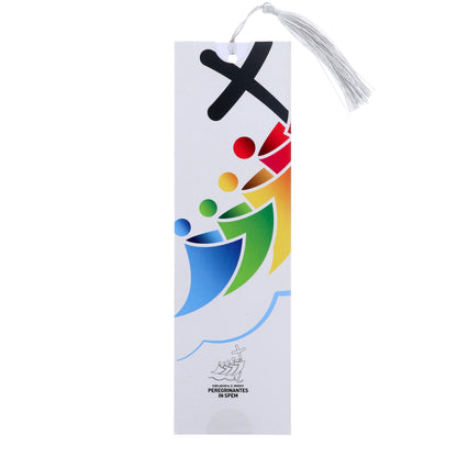 Segnalibro in carta, con grafiche Giubileo 2025. Dimensioni 22x6,5 cm
