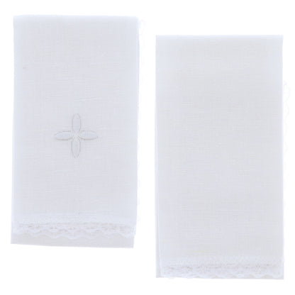 Servizio Messa Lino IHS Bianco | Corredo d'Altare