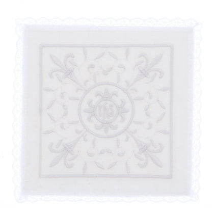 Servizio Messa Lino IHS Bianco | Corredo d'Altare