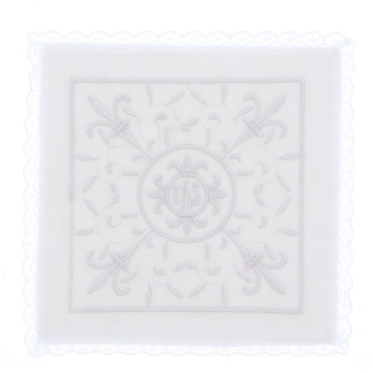 Servizio Messa Lino IHS Bianco | Corredo d'Altare
