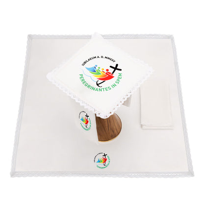 Servizio da altare con logo Giubileo