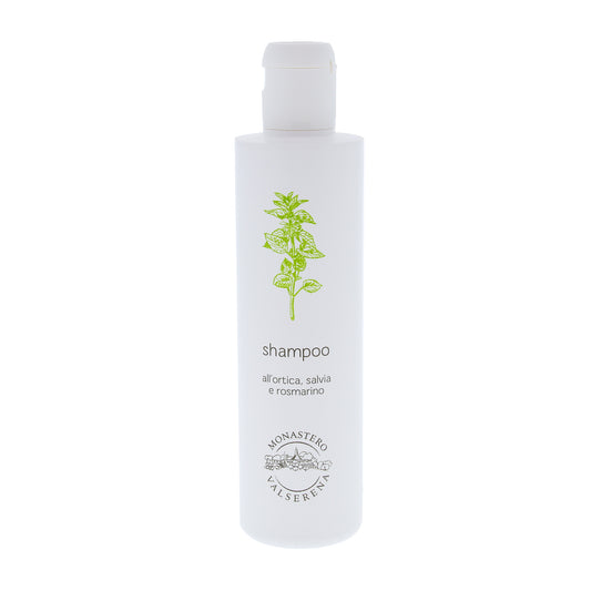 Shampoo all'ortica, detergente e delicato. Confezione da 250 ml