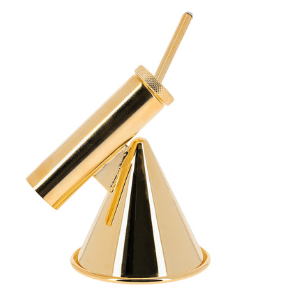 Accendi Spegni Candele Liturgico in Ottone Dorato