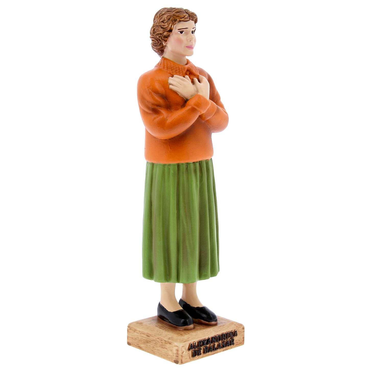 Statua Alexandrina de Balazar in polvere di marmo. Altezza 20 cm