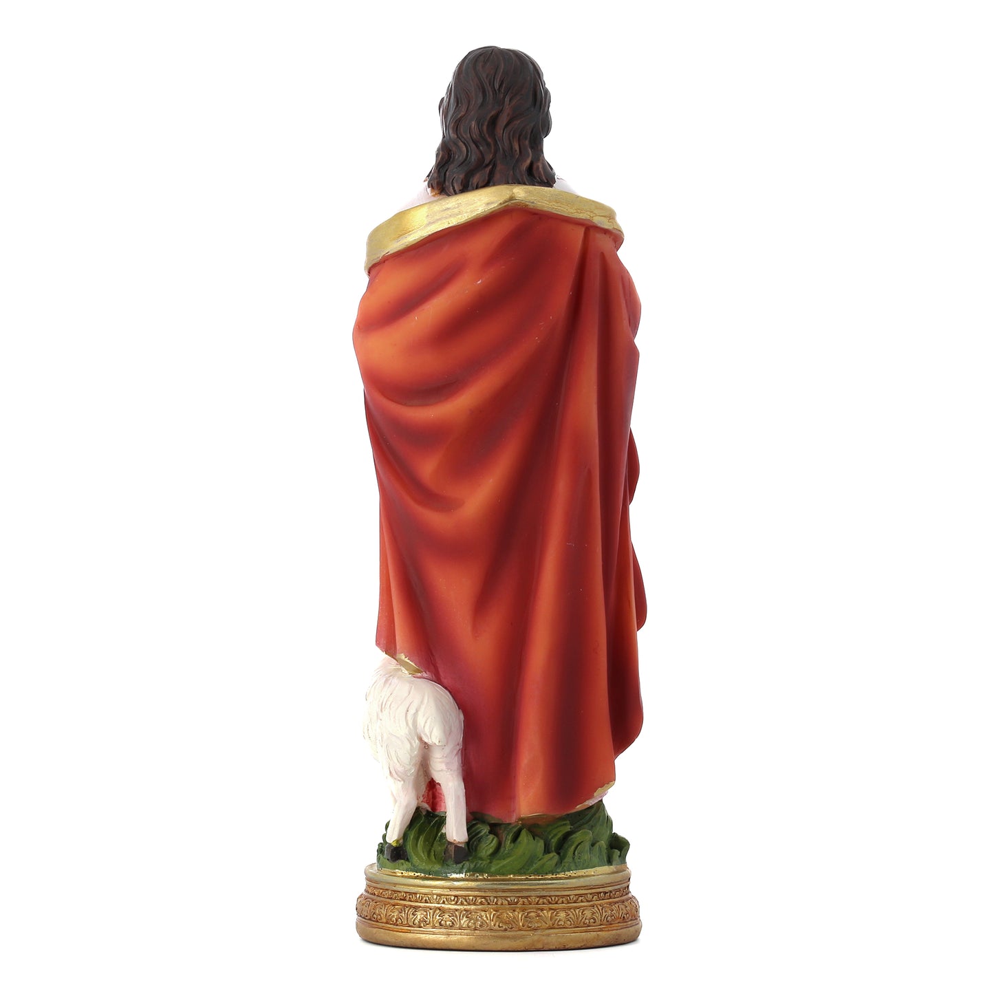 Statua Gesù Buon Pastore in resina. Altezza 20 cm
