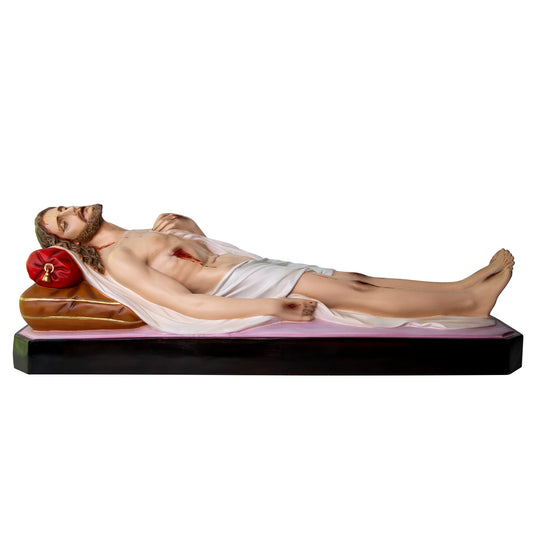 Statua Gesù Morto in vetroresina. Dimensioni 35 x 115 cm