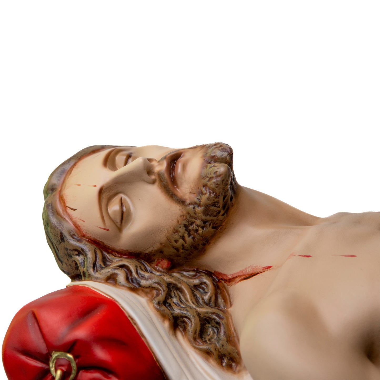 Statua Gesù Morto in vetroresina. Dimensioni 35 x 115 cm