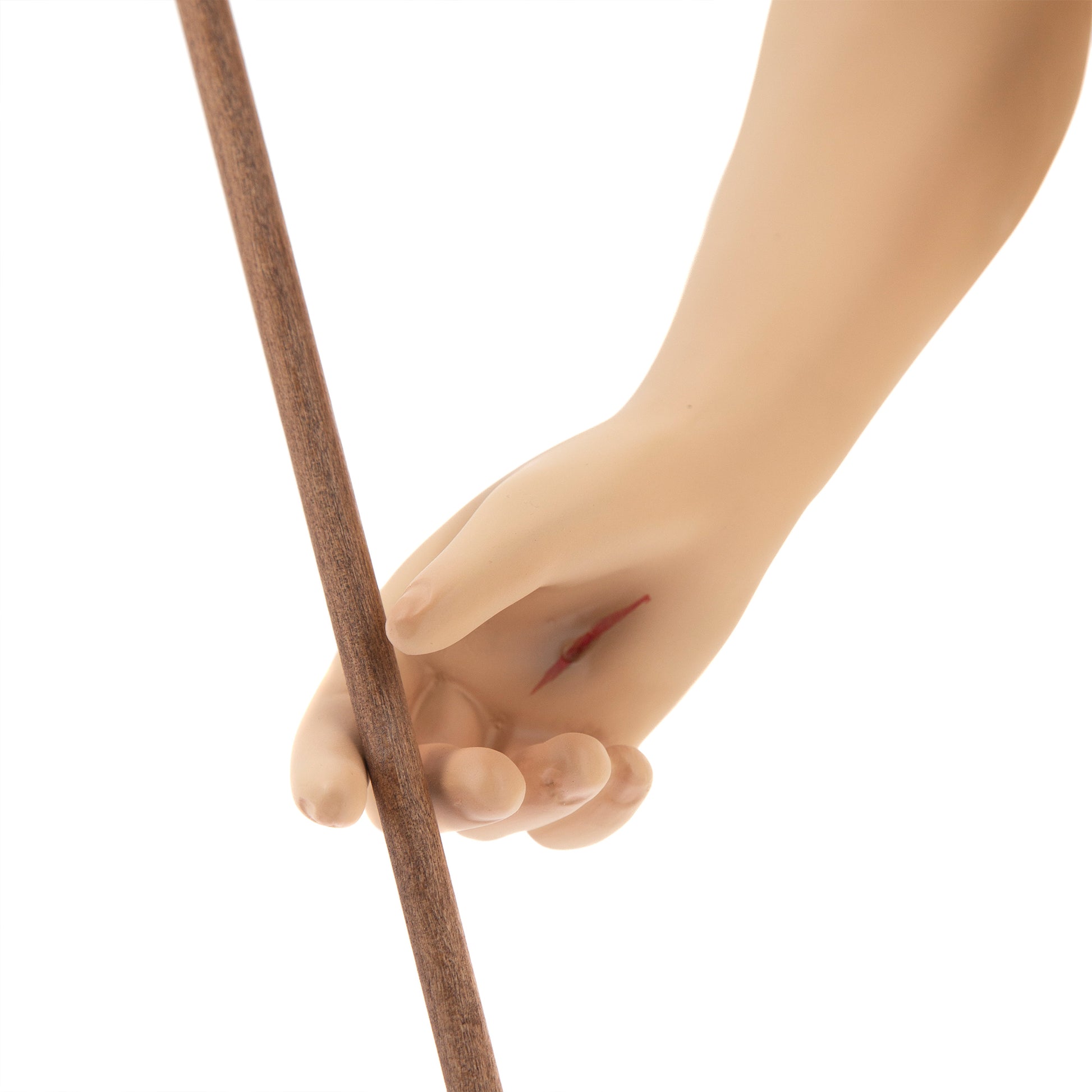 Statua Gesù Risorto in resina vuota colorata. Altezza 110 cm