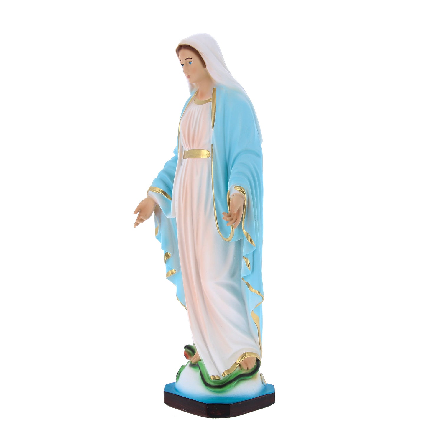 Statua Madonna Immacolata, in resina. Altezza 30 cm 
