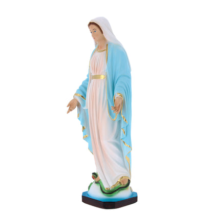 Statua Madonna Immacolata, in resina. Altezza 30 cm 
