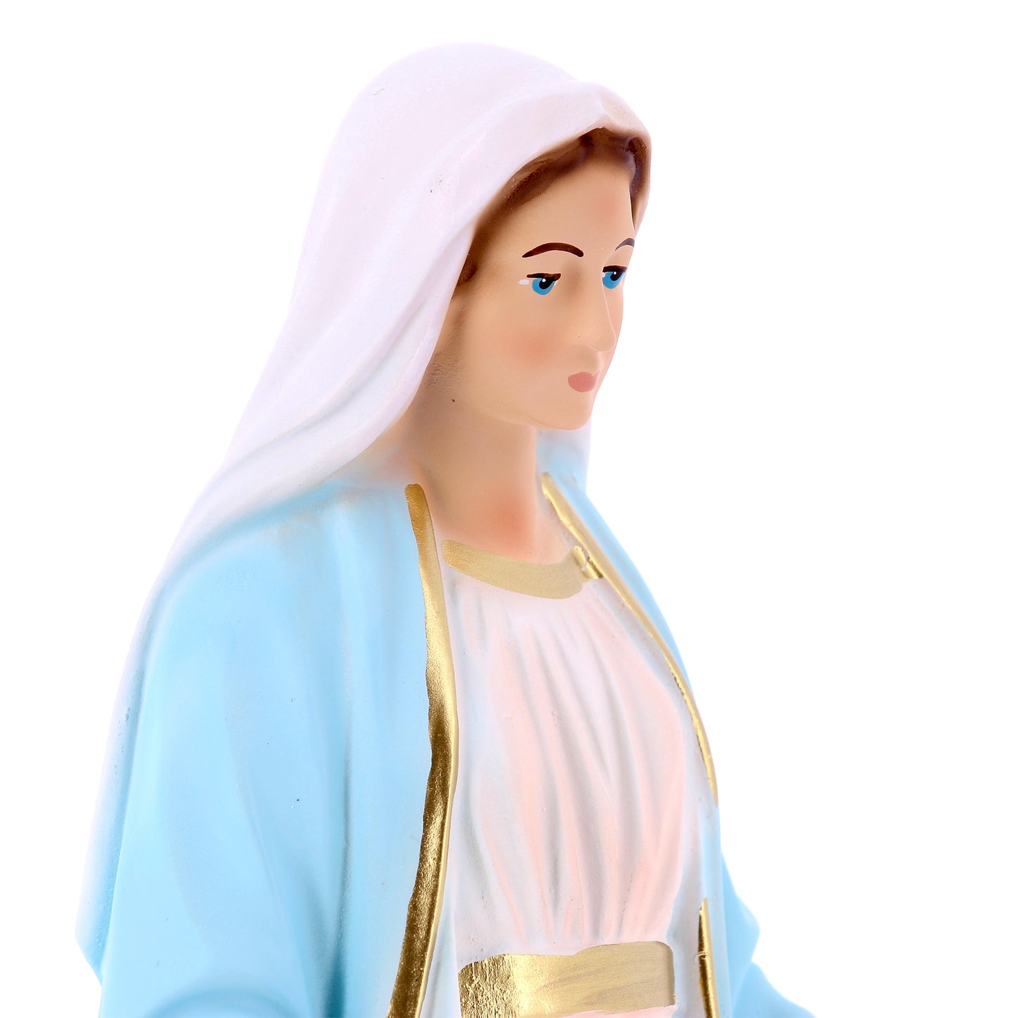 Statua Madonna Immacolata, in resina. Altezza 30 cm 
