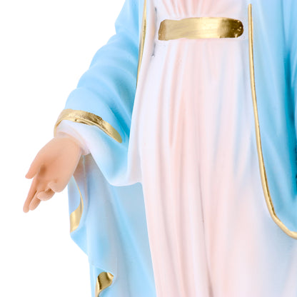 Statua Madonna Immacolata, in resina. Altezza 30 cm 
