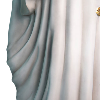 Statua Madonna Regina della pace, in vetroresina. Altezza 160 cm