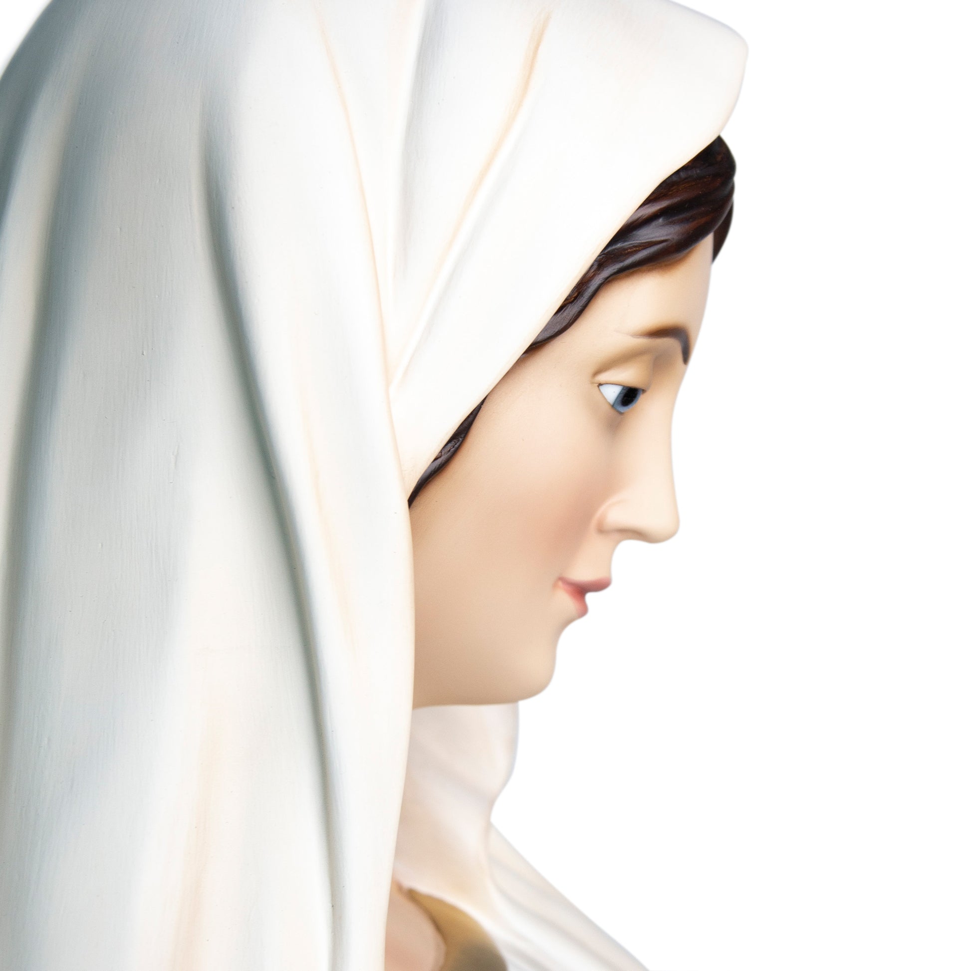 Statua Madonna Regina della pace, in vetroresina. Altezza 160 cm