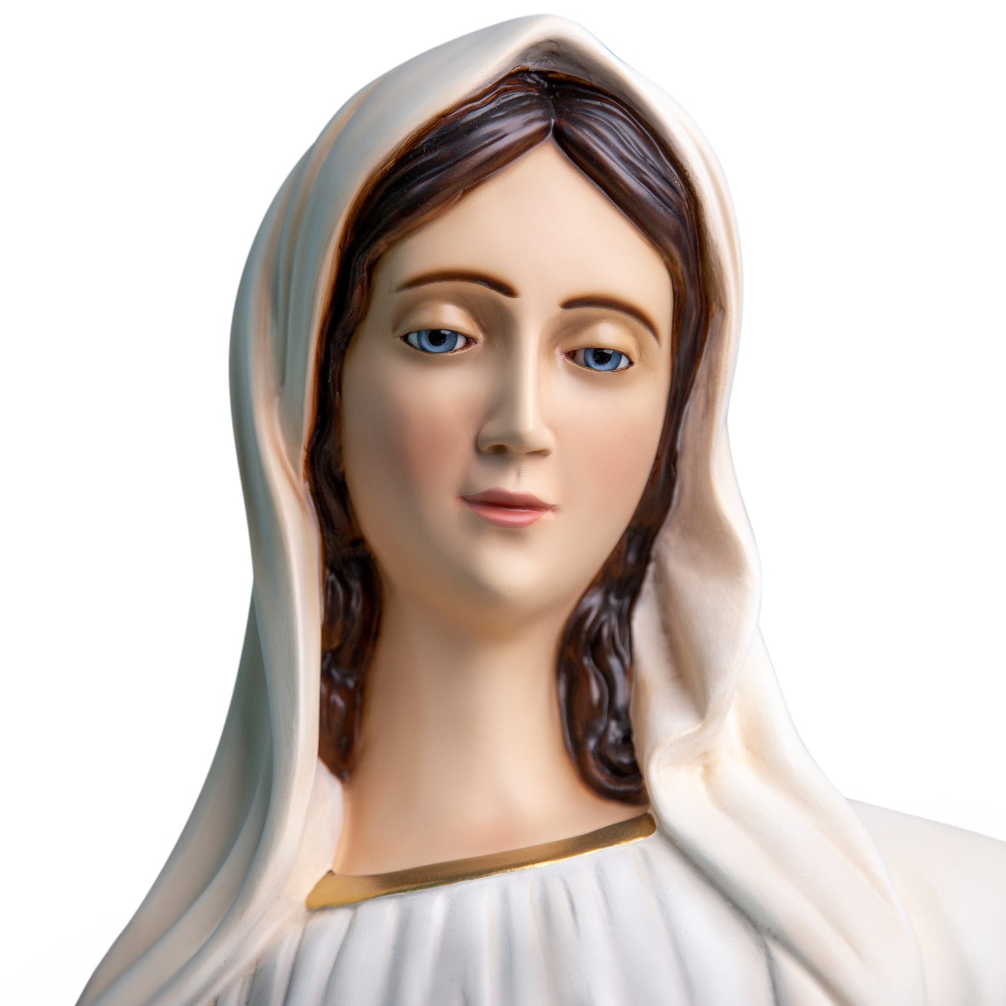 Statua Madonna Regina della pace, in vetroresina. Altezza 160 cm