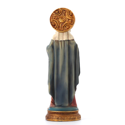Statua Sacro Cuore di Maria in resina. Altezza 15 cm
