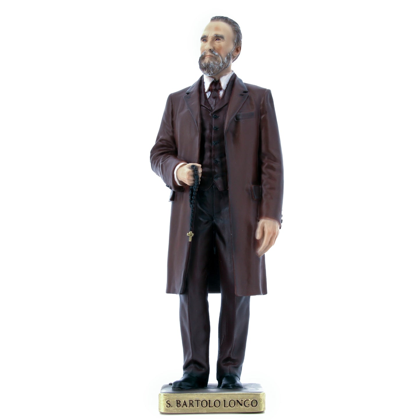 Statua San Bartolo Longo in resina 30 cm