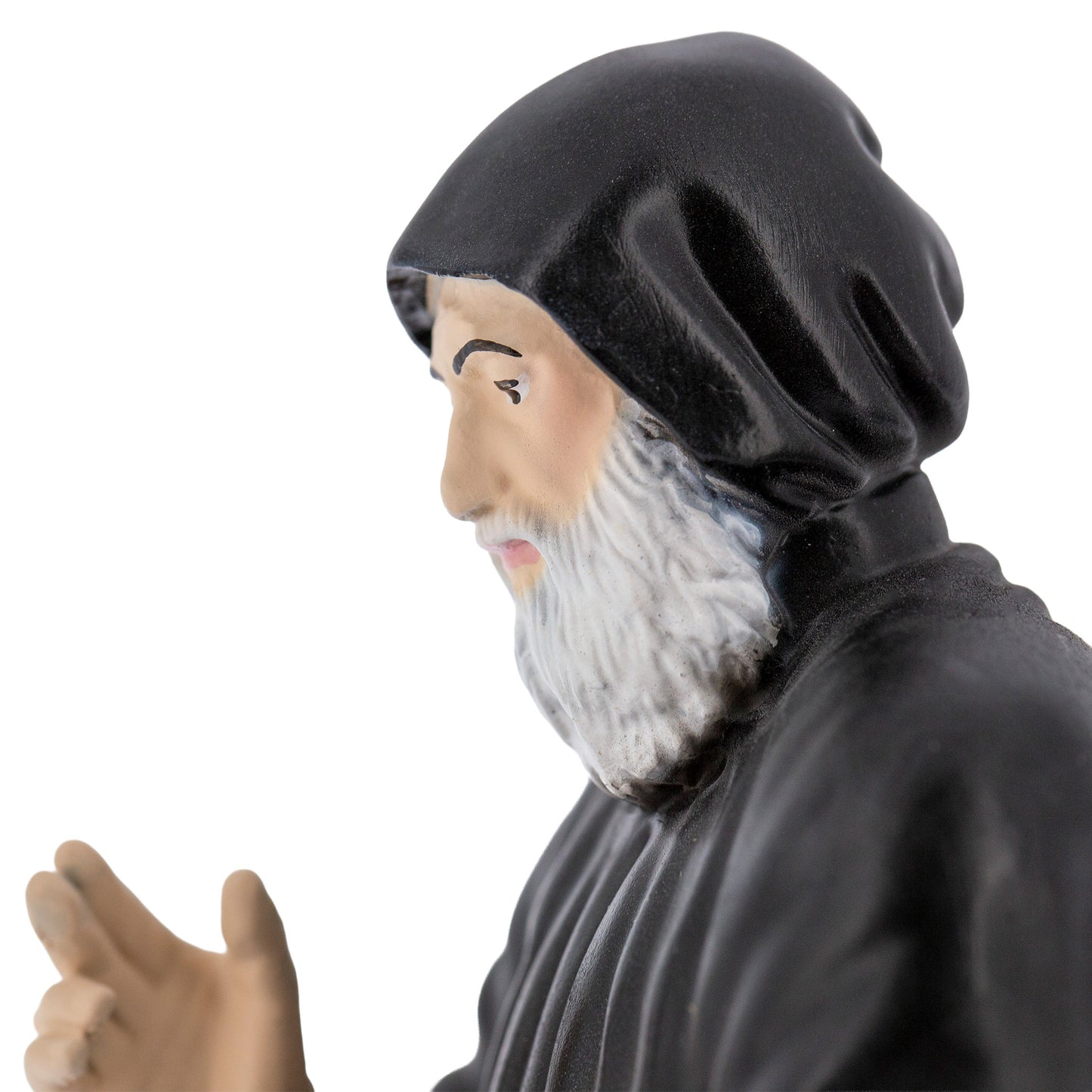 Statua San Charbel in polvere di marmo colorata. 20 cm