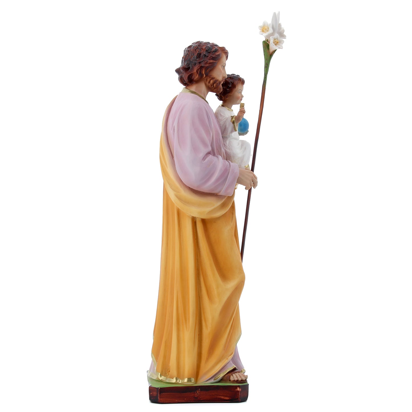 Statua San Giuseppe, in resina. Altezza 30 cm