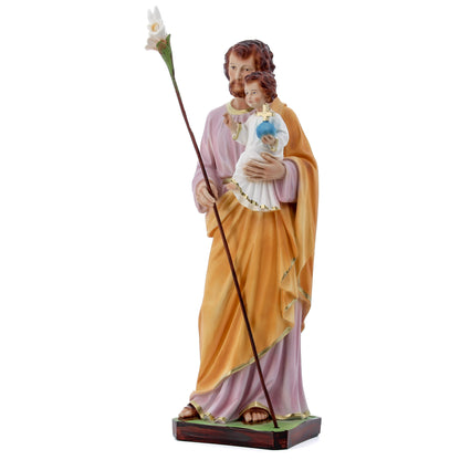 Statua San Giuseppe, in resina. Altezza 30 cm