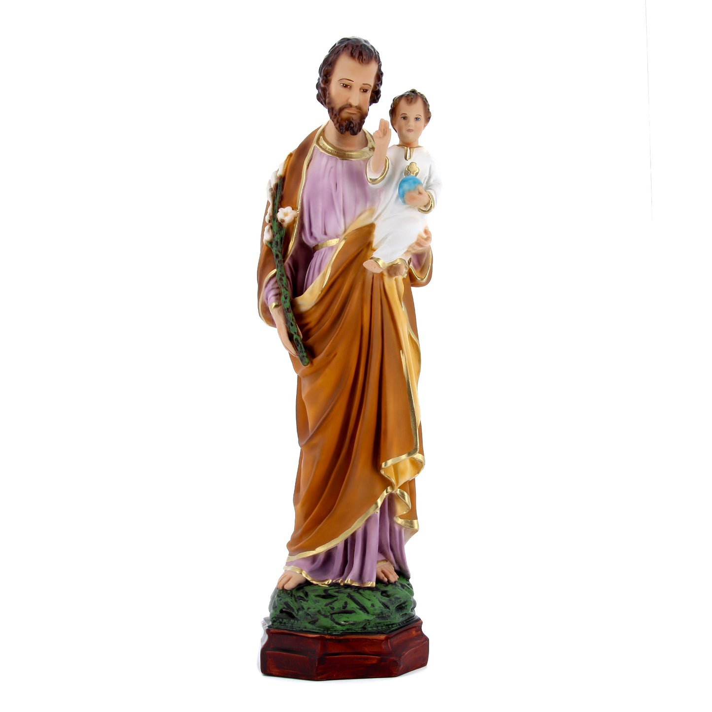 Statua san Giuseppe, in resina vuota. Altezza 65 cm