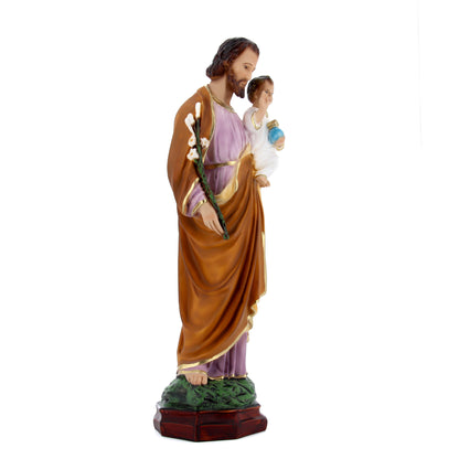 Statua san Giuseppe, in resina vuota. Altezza 65 cm